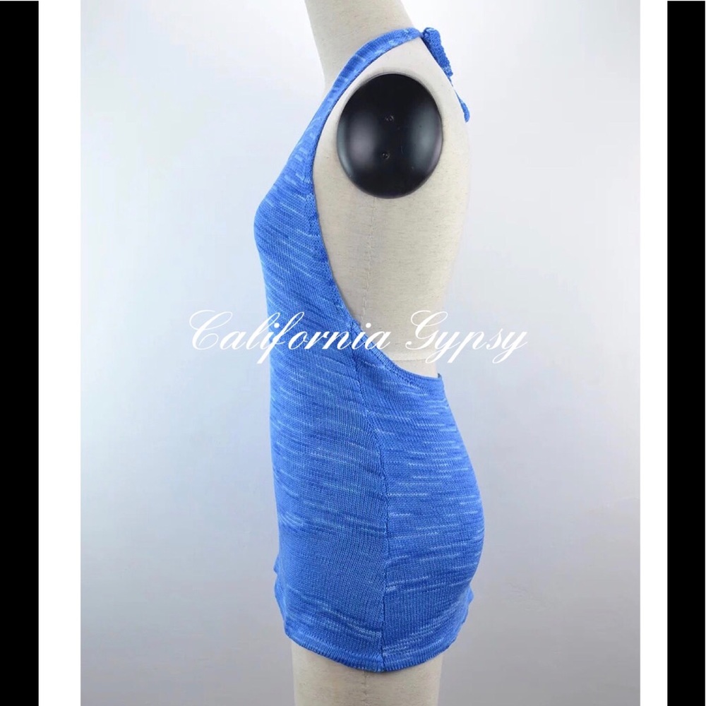 Tie Dye Knit Halter Dress - Picture 6 of 10